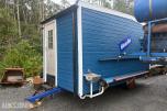 Mobil sanitærvogn med WC, dusj og varmtvann